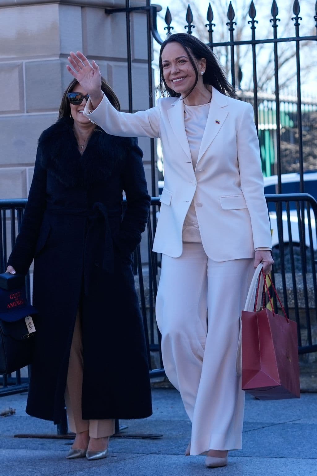 Venezuela’s Machado says she presented her Nobel Peace Prize to Trump during their meeting