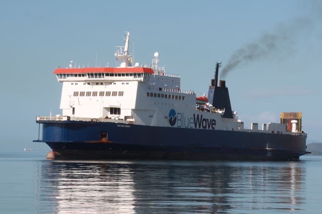 MV Blue Wave Harmony arrives in Trinidad