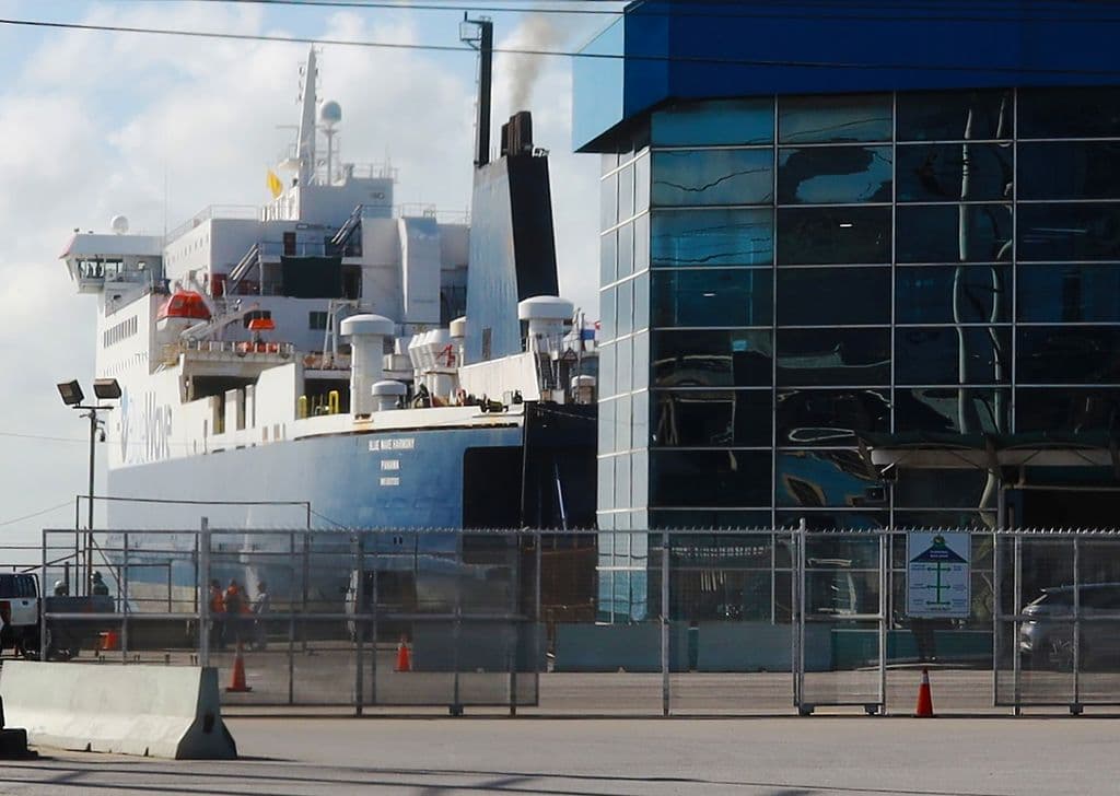 Transport Minister awaits assessment after MV Blue Wave Harmony sustains hull damage