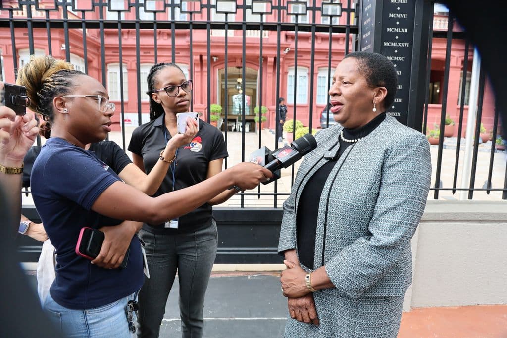 Beckles criticises lack of consultation as PM attends Trump summit