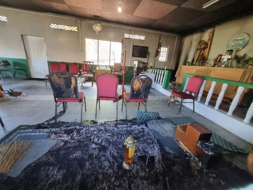 Suspected arson attempt at Claxton Bay church