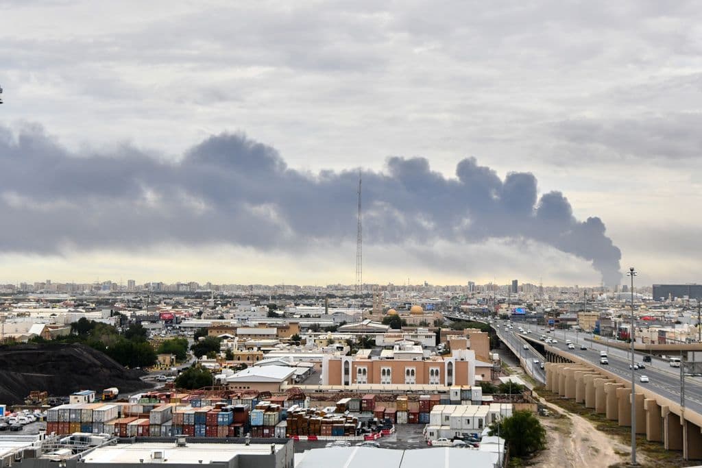 Iran strikes Kuwait’s main airport and kills 1 as ceasefire is tested again