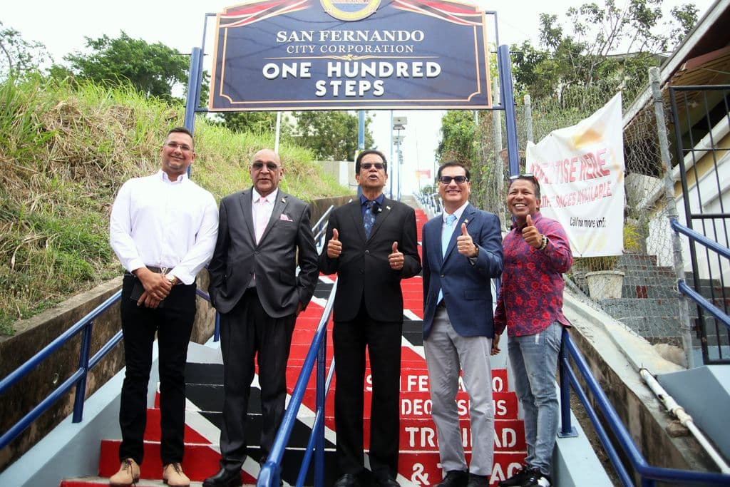 San Fernando’s iconic staircase gets a vibrant makeover