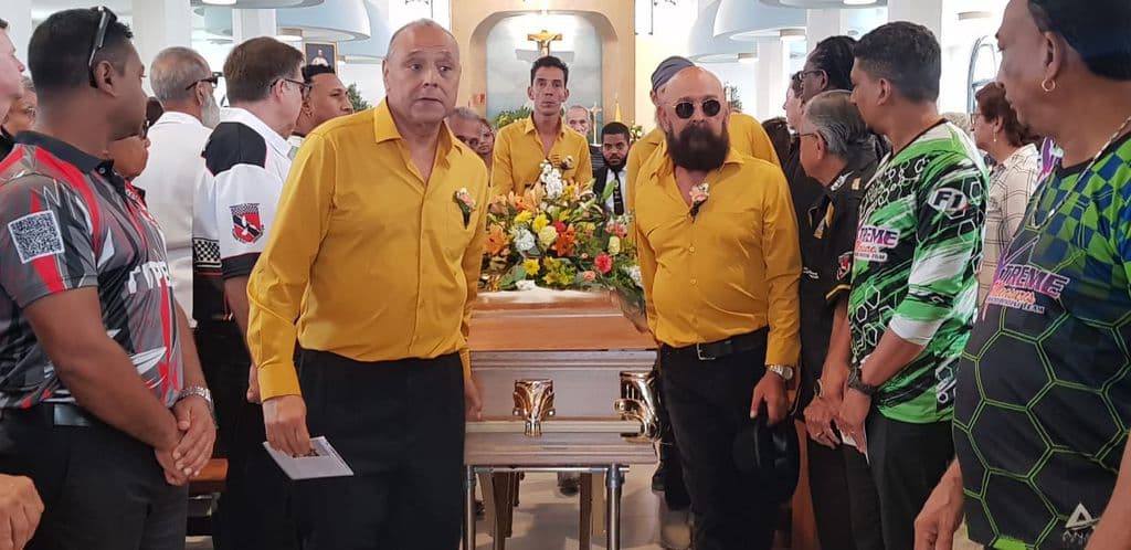 Guard of honour for ‘Pebbles’ Tardieu