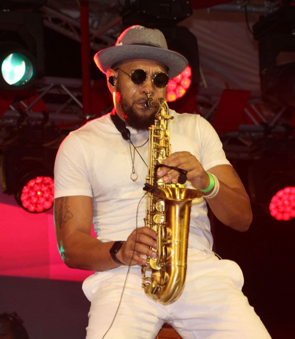 Rain or shine, Jazz in Red keeps crowd moving in musical celebration