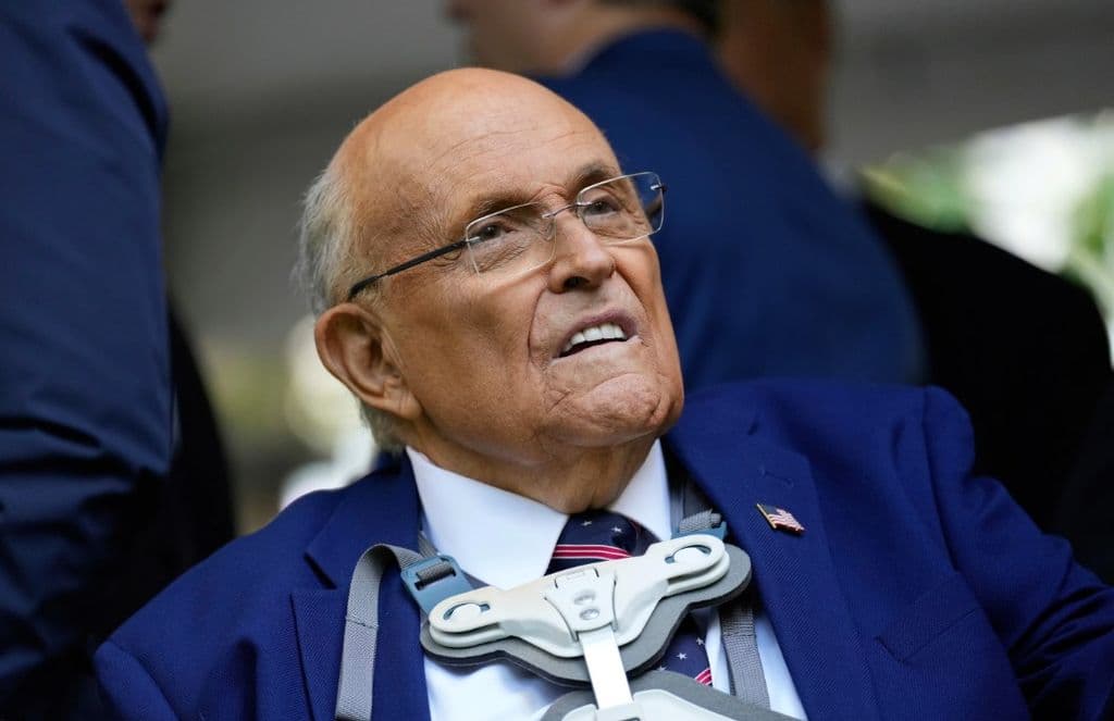 Rudy Giuliani in critical condition at hospital, his spokesman says