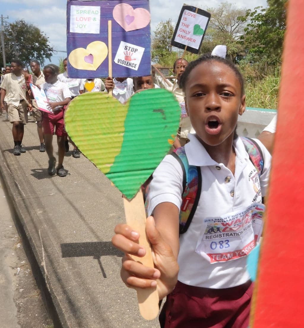 Belmont school promotes peace amid surge in gun violence