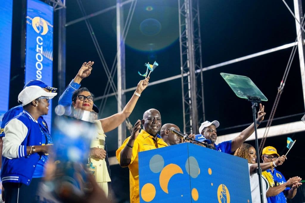 Bahamas PM Davis guides ruling party to victory in general elections
