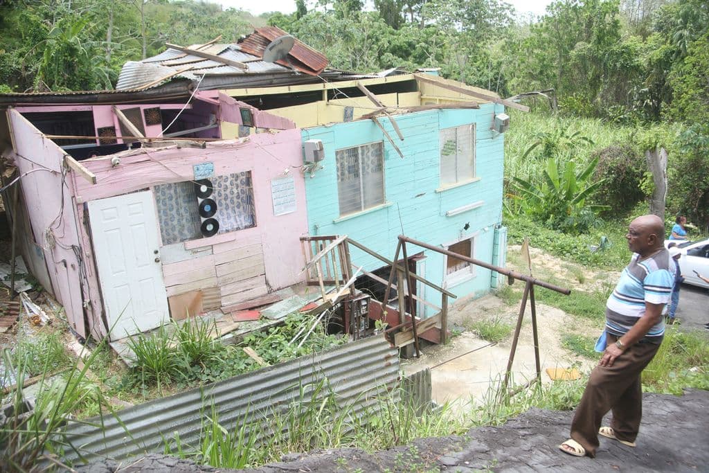 High winds damage Siparia pensioner’s home