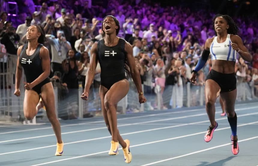 Evelyn wins 100m at Enhanced Games to earn US$250,000