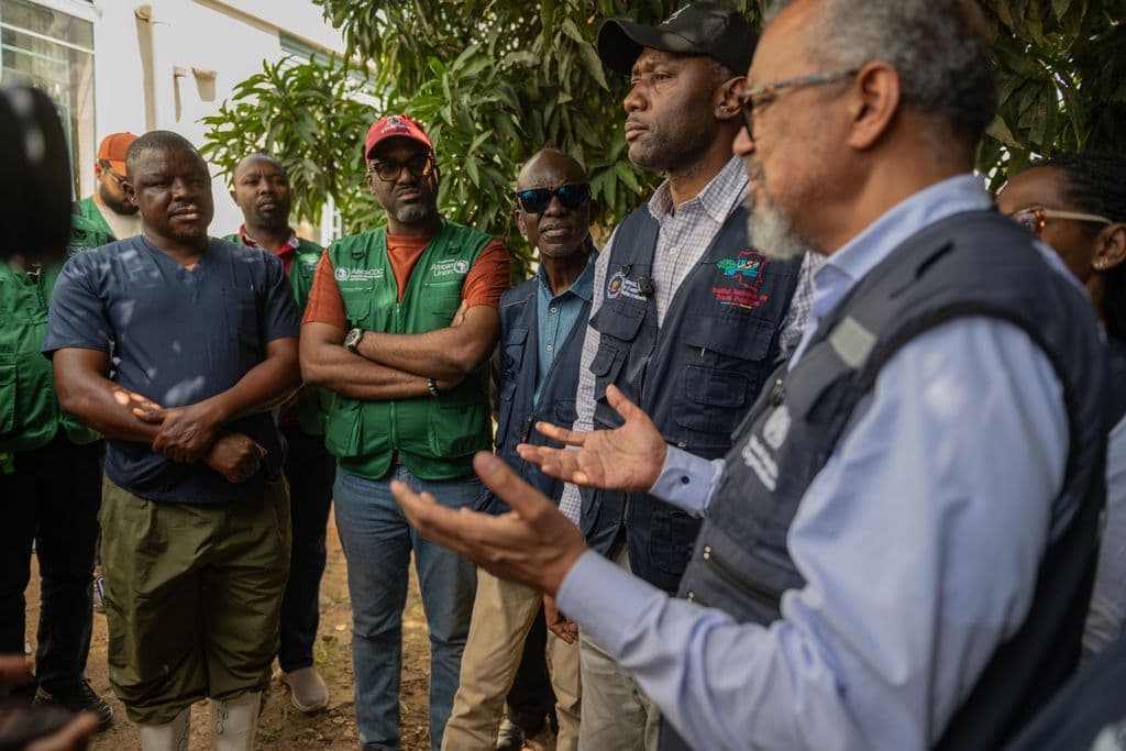 WHO chief reports 5 Ebola recoveries as a new treatment center opens in eastern Congo