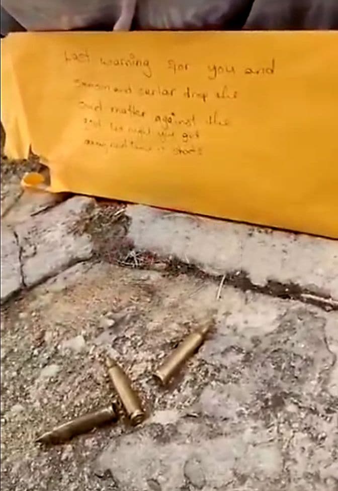 TTPS probes death threats against police officer