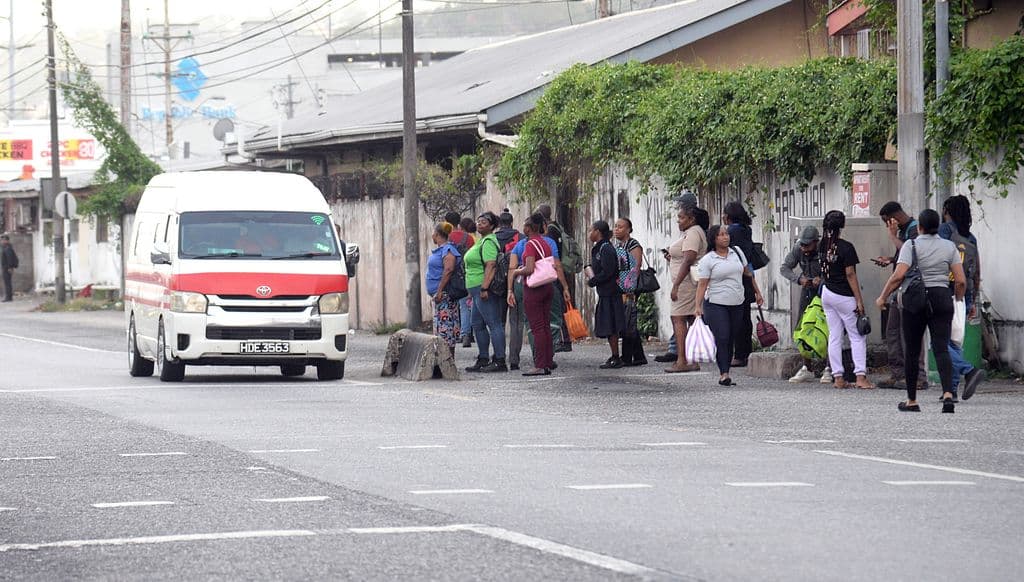 Commuters endure long waits for transport
