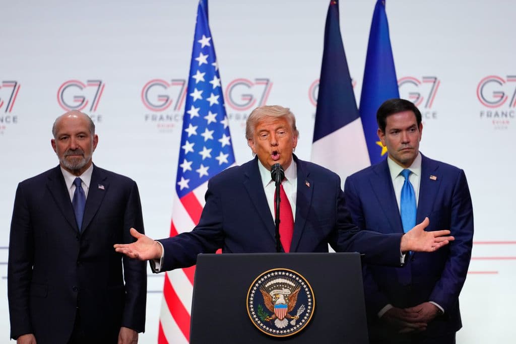 G7 leaders back Trump’s plan to end Iran war that faces scepticism at home