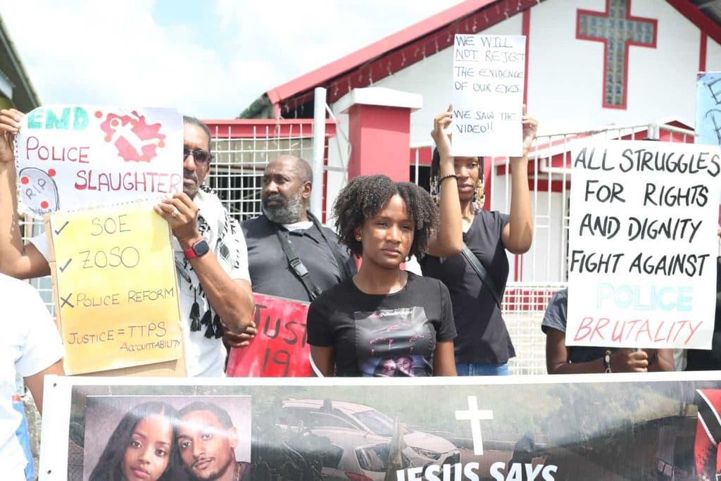 Protesters for Kaia Sealey join Labour Day march