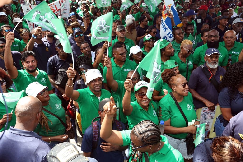 Labour movement split on full display in Fyzabad