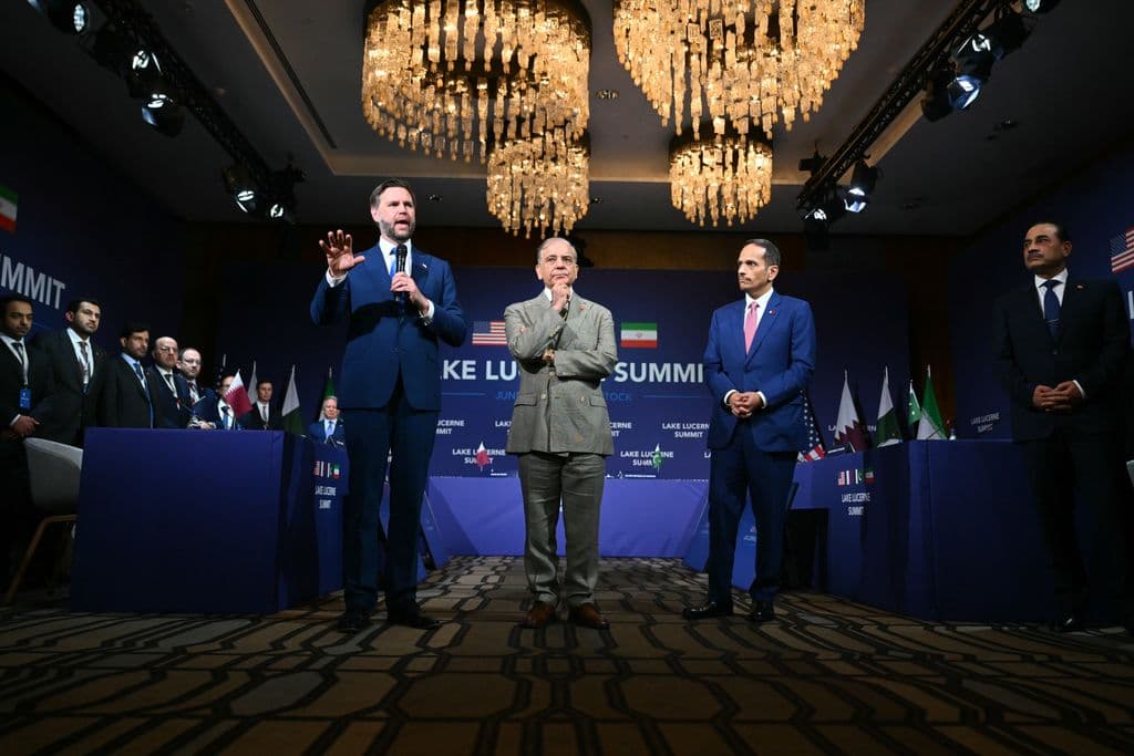 The Latest: Vance and Iranian negotiators are in Switzerland to work on deal’s details