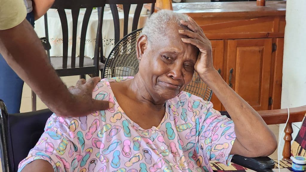 Gunman hunts down man as elderly mother watches in horror