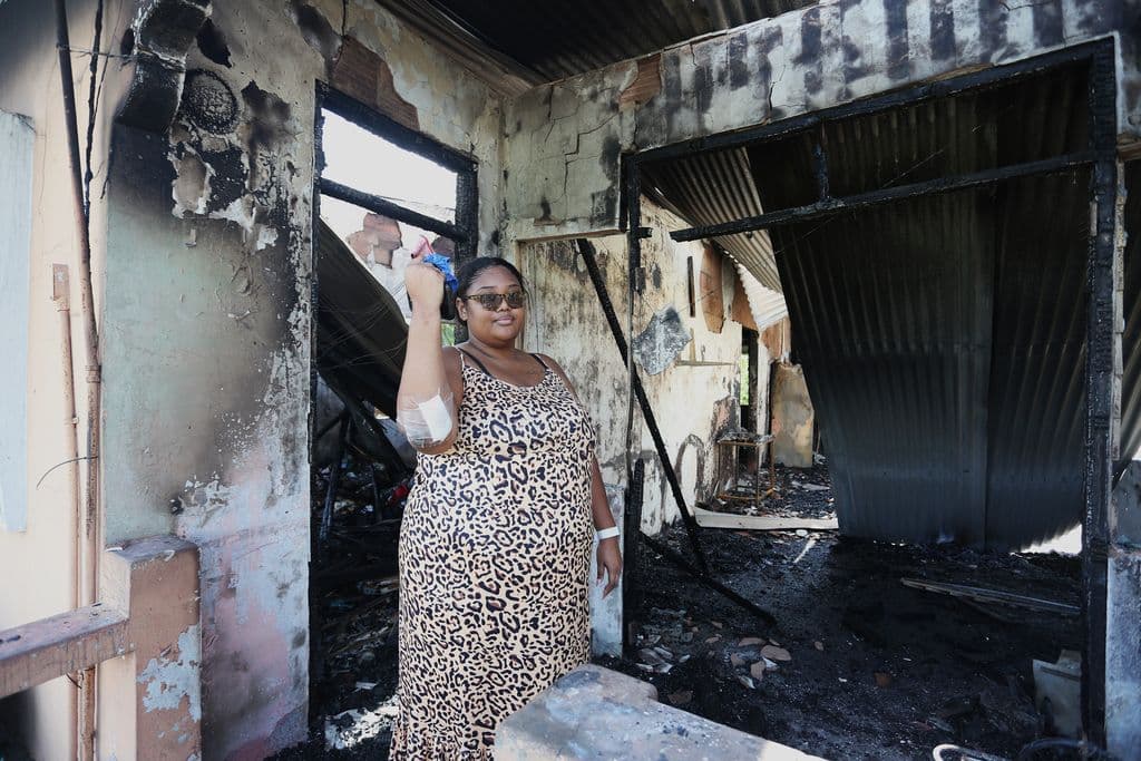 Fire leaves La Romaine family traumatised and displaced