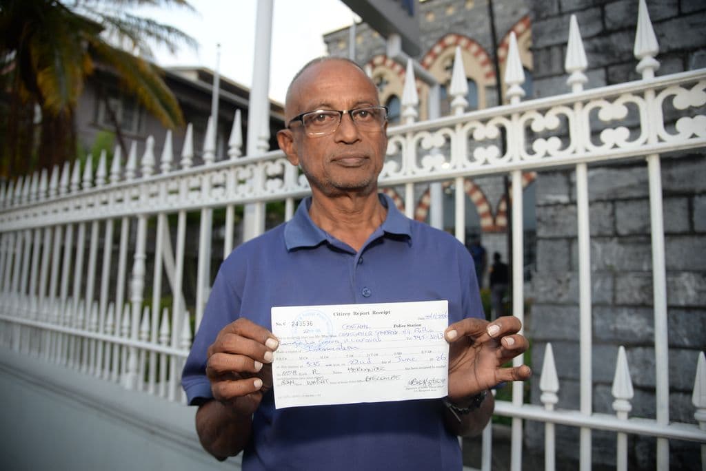 Samaroo’s father arrested