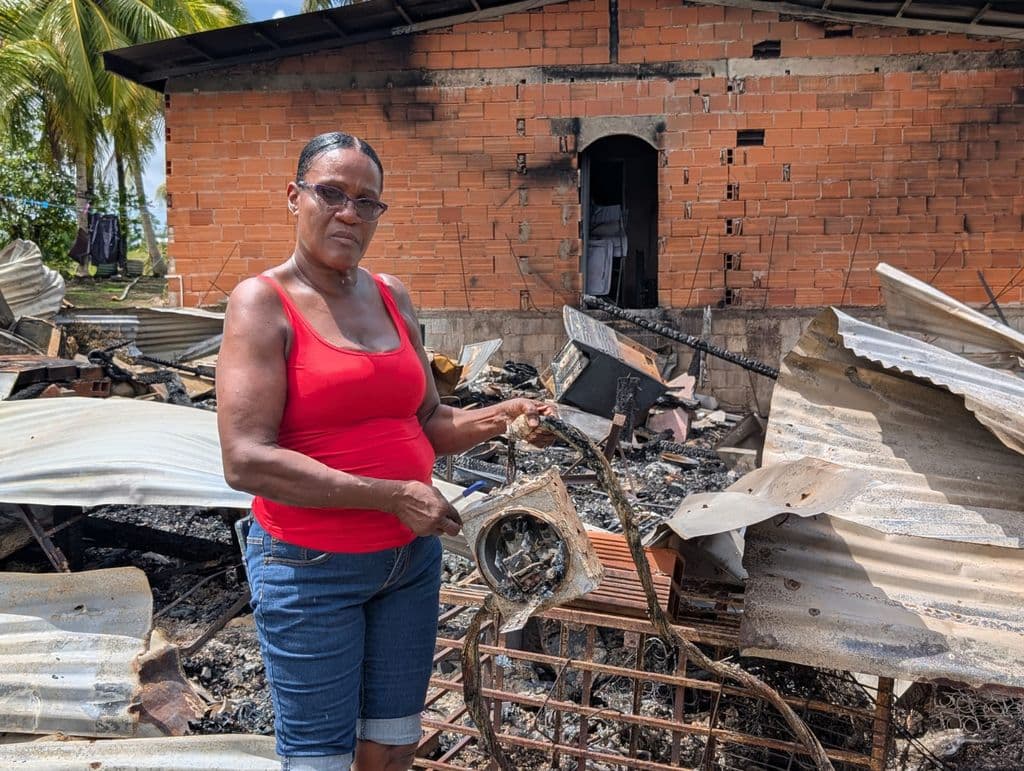 Moruga fire leaves family of six homeless