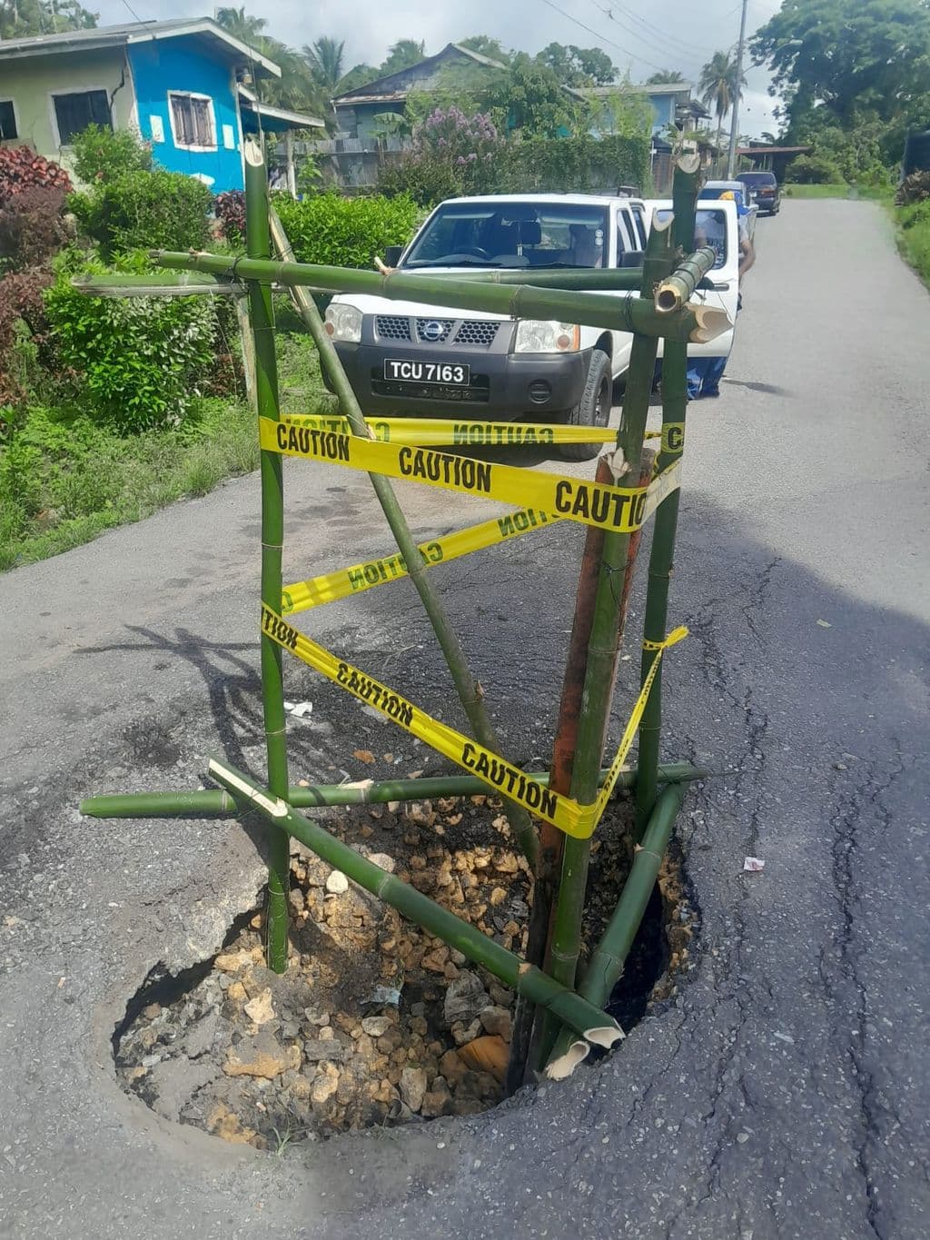 Moruga residents deny threatening Works crew over road repairs