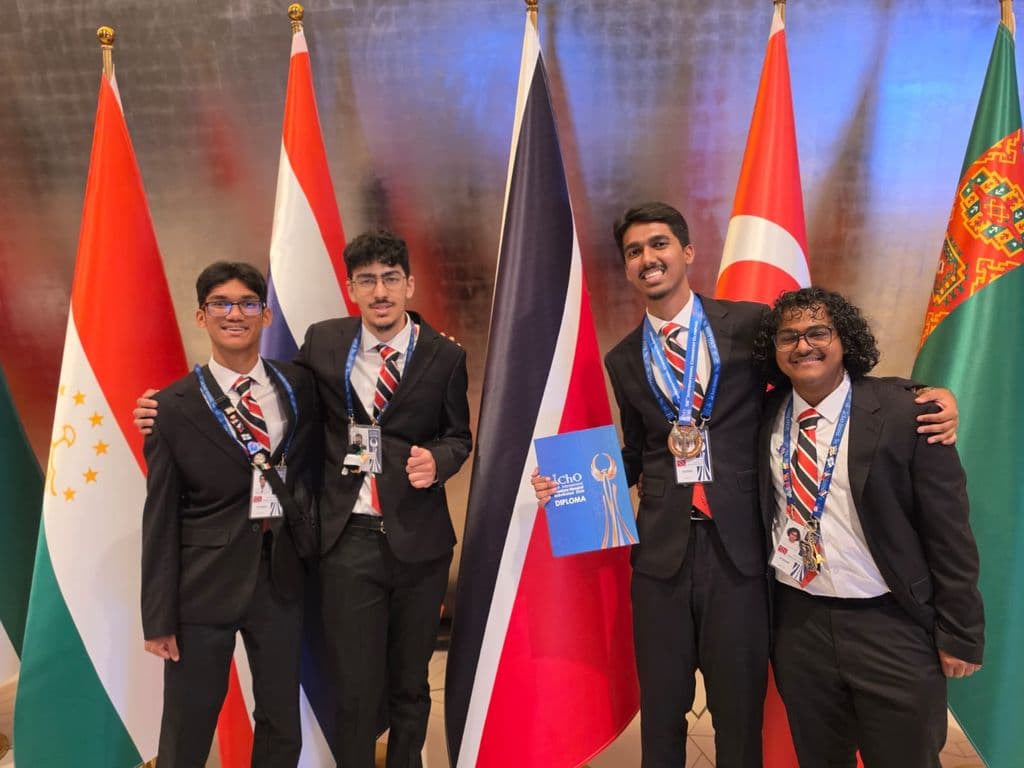 T&T wins first International Chemistry Olympiad medal