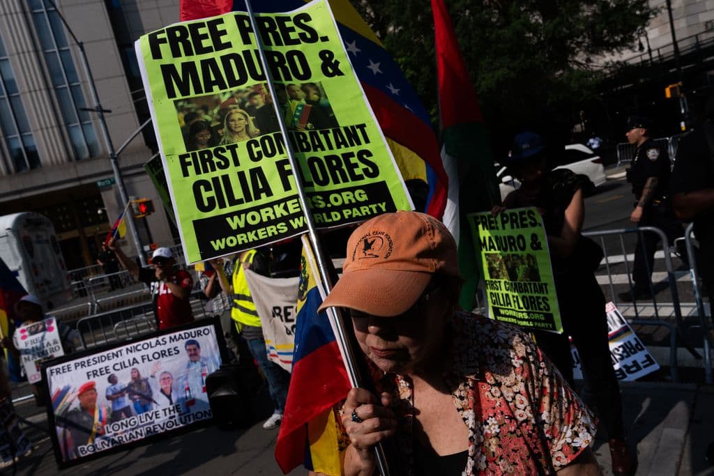 Venezuela’s Nicolás Maduro is back in court for a pre-trial hearing in his US drug trafficking case