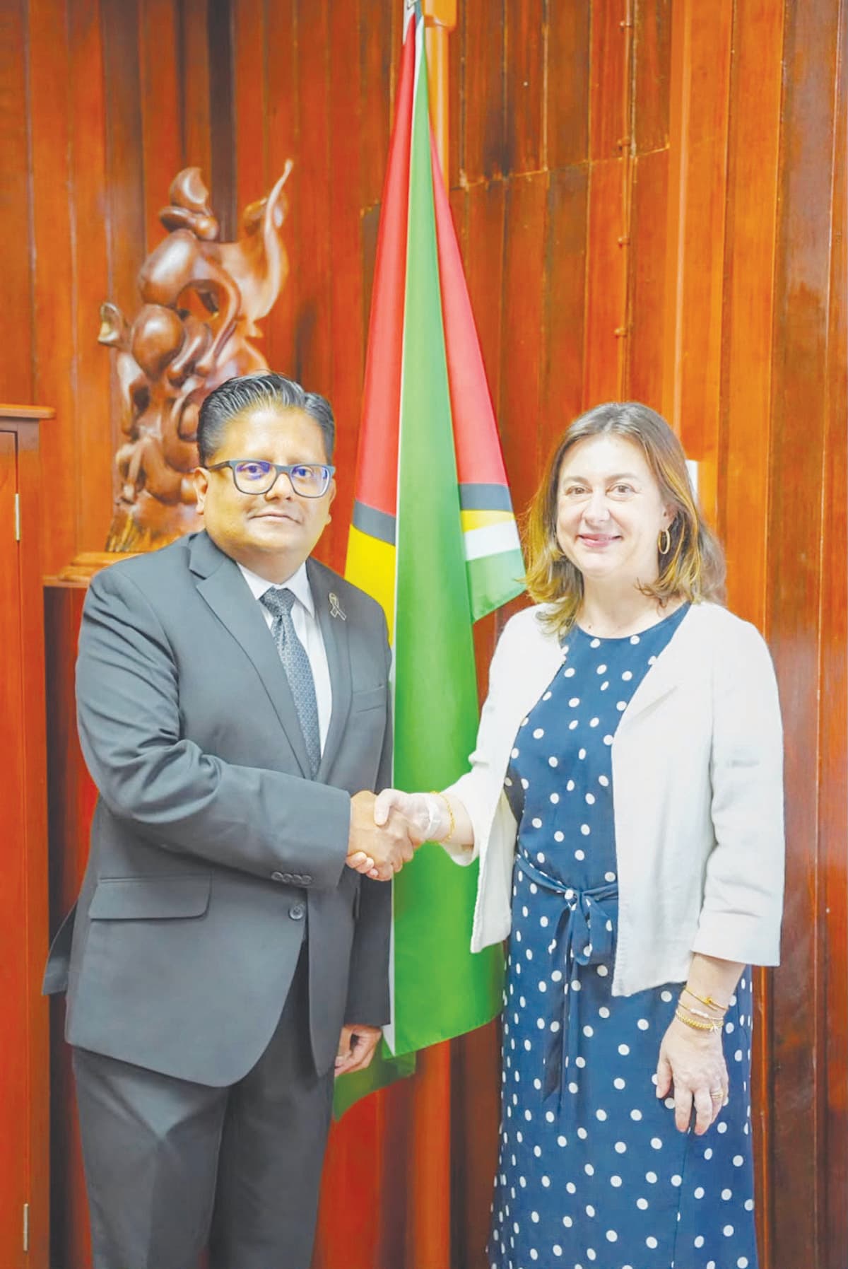 Govt commends outgoing World Bank rep for advancing Guyana’s development agenda