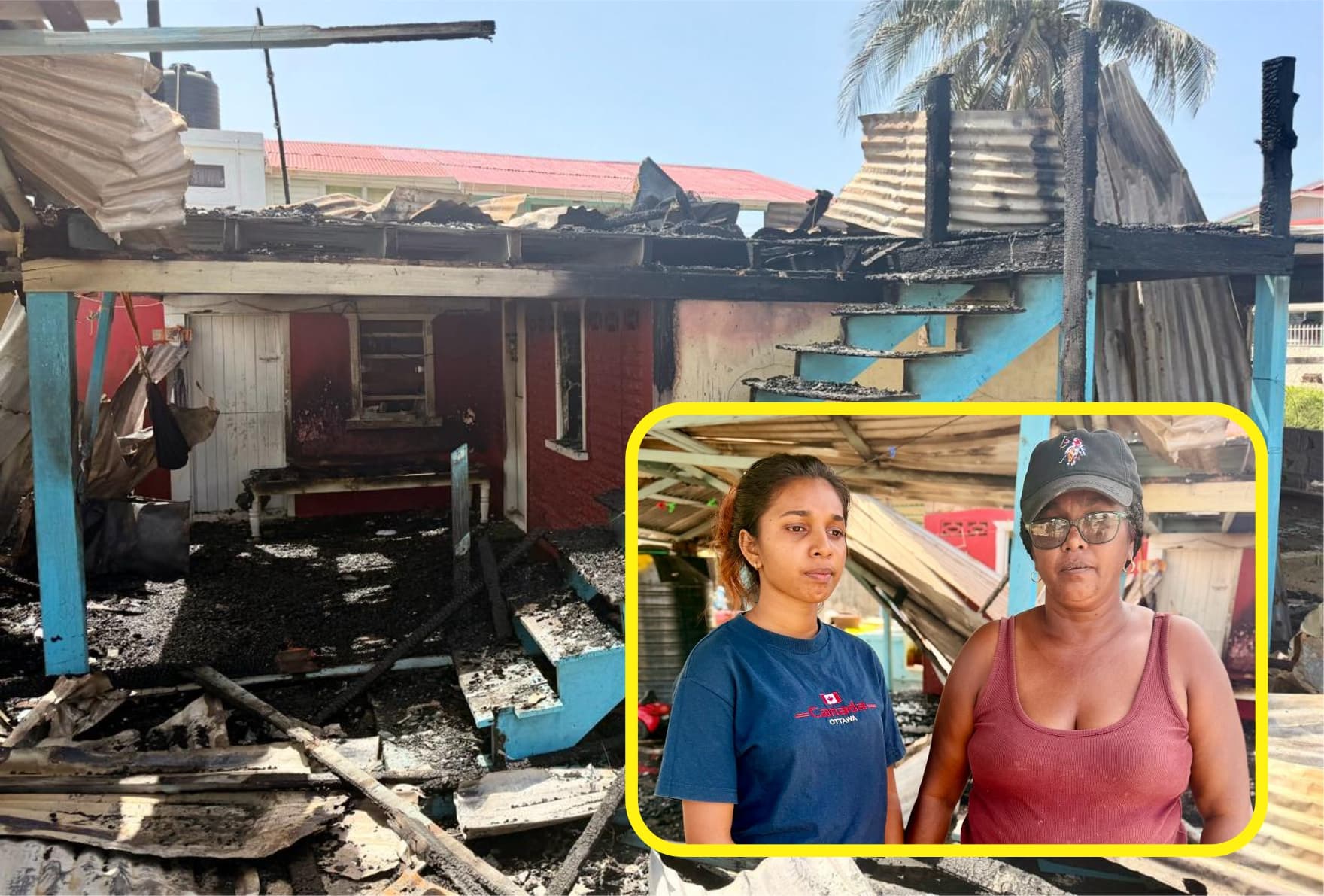 Bath Settlement fire leaves family of five homeless