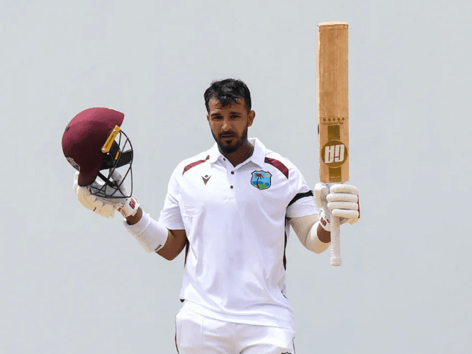 Jangoo 233, Chase 194 put West Indies in commanding position