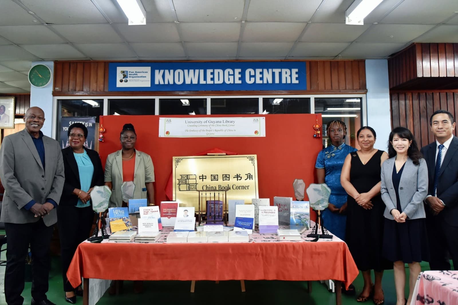 China book corner launched at University of Guyana library to boost cultural bonds