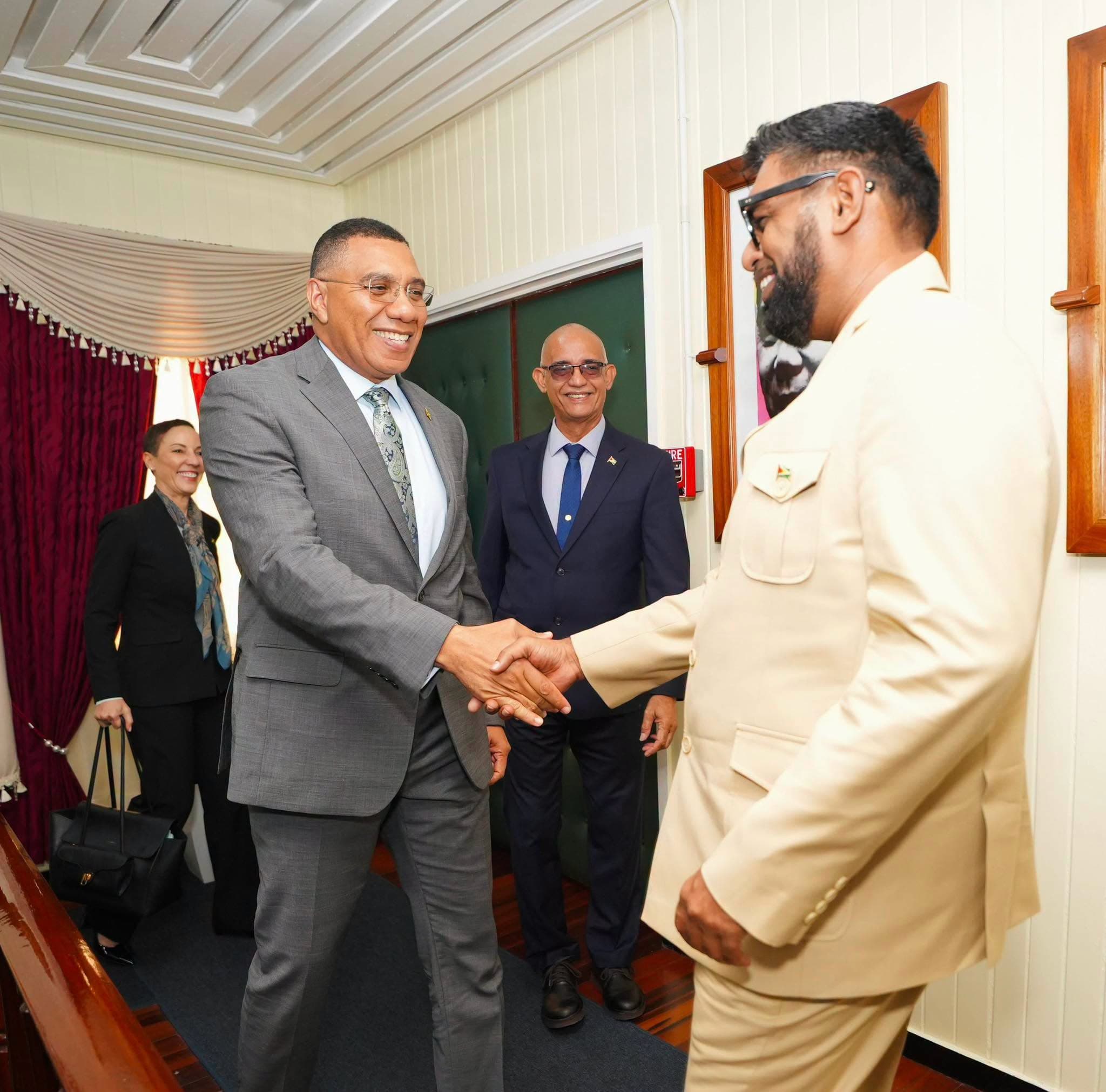 Guyana and Jamaica forge housing partnership as Holness praises Ali's development model
