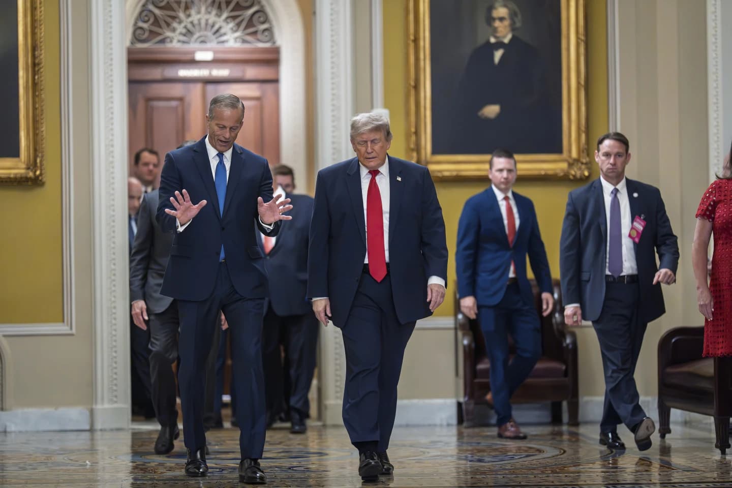 Trump berates Senate Republicans over Iran war vote