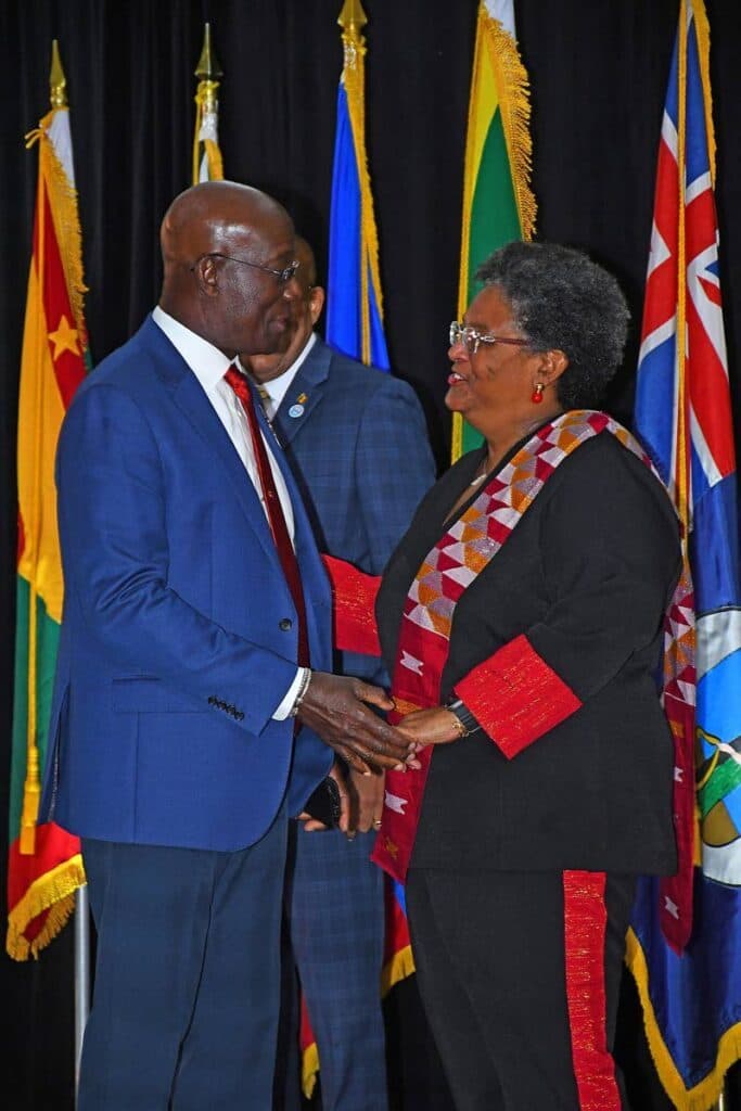 Mia Mottley thanks Rowley for his service