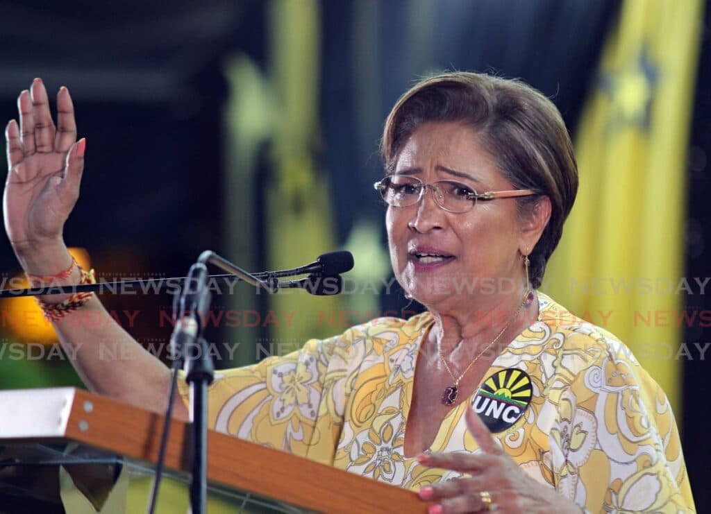 Kamla: Rowley, Young may have to 'flee country' over Maduro dealings
