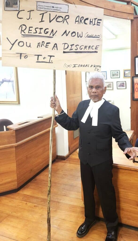 Israel Khan demands Chief Justice resign or be impeached