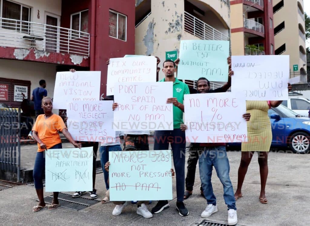 Abu Bakr leads protest against PNM in East PoS