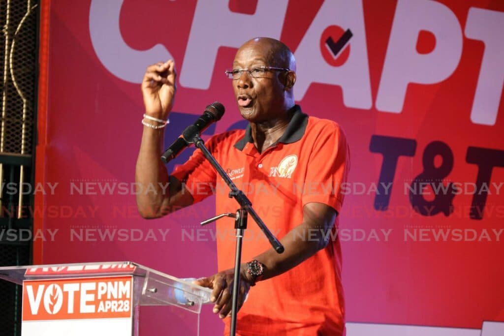 Rowley: TPP will join UNC for Tobago self-governance