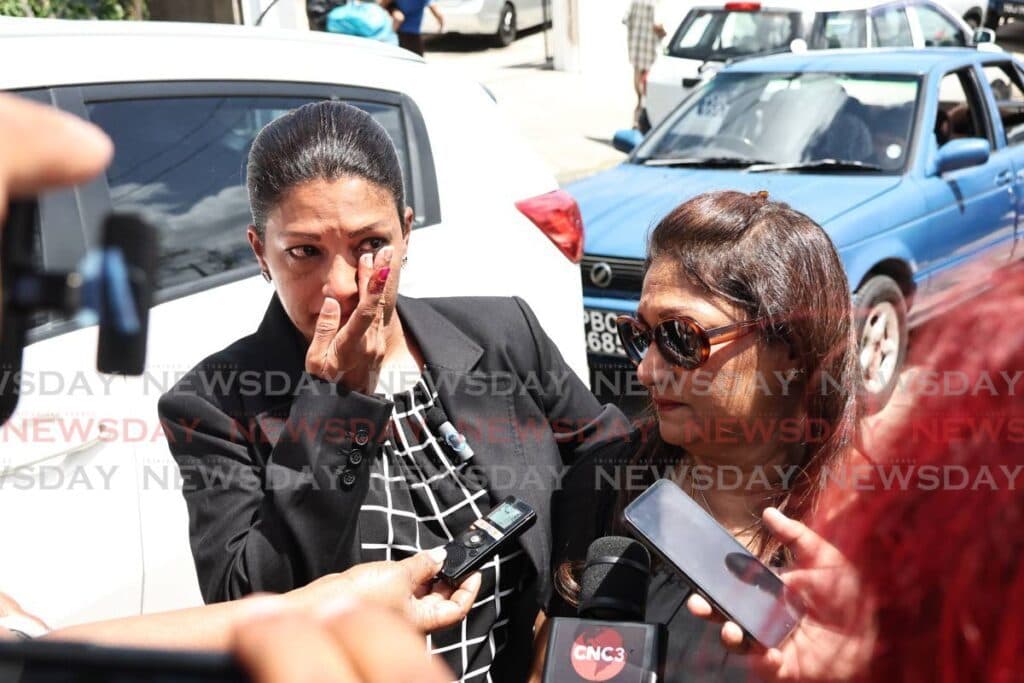 Mickela weeps for late father's absence on election day