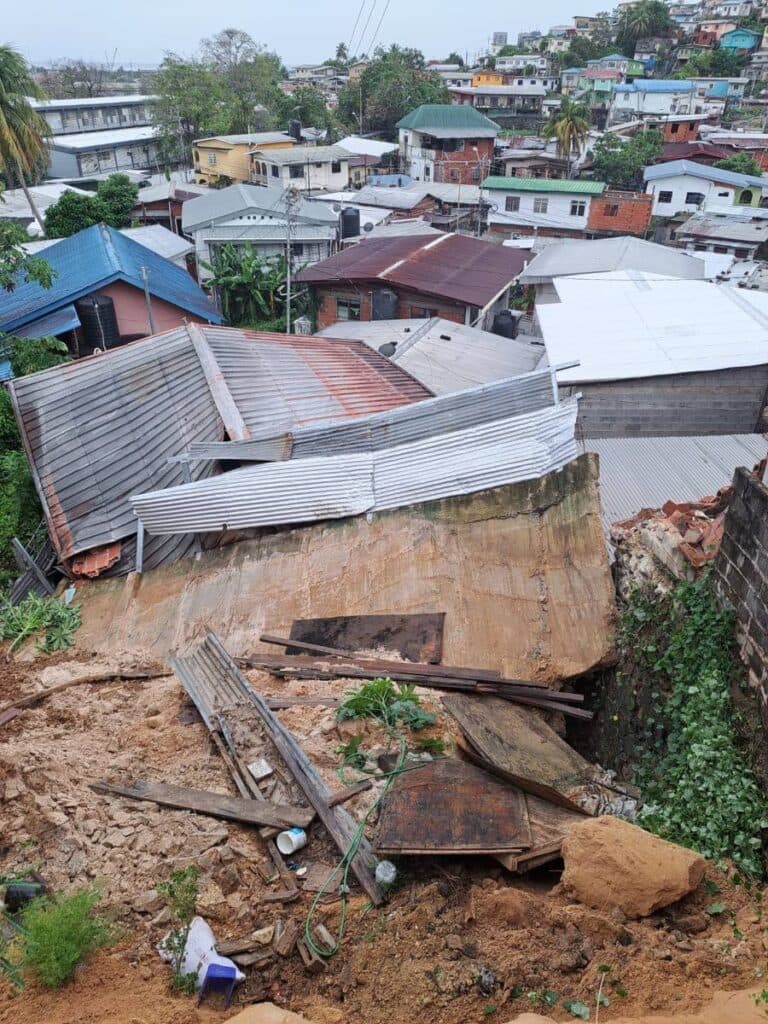 Ministry steps in after collapsed wall damages Laventille home