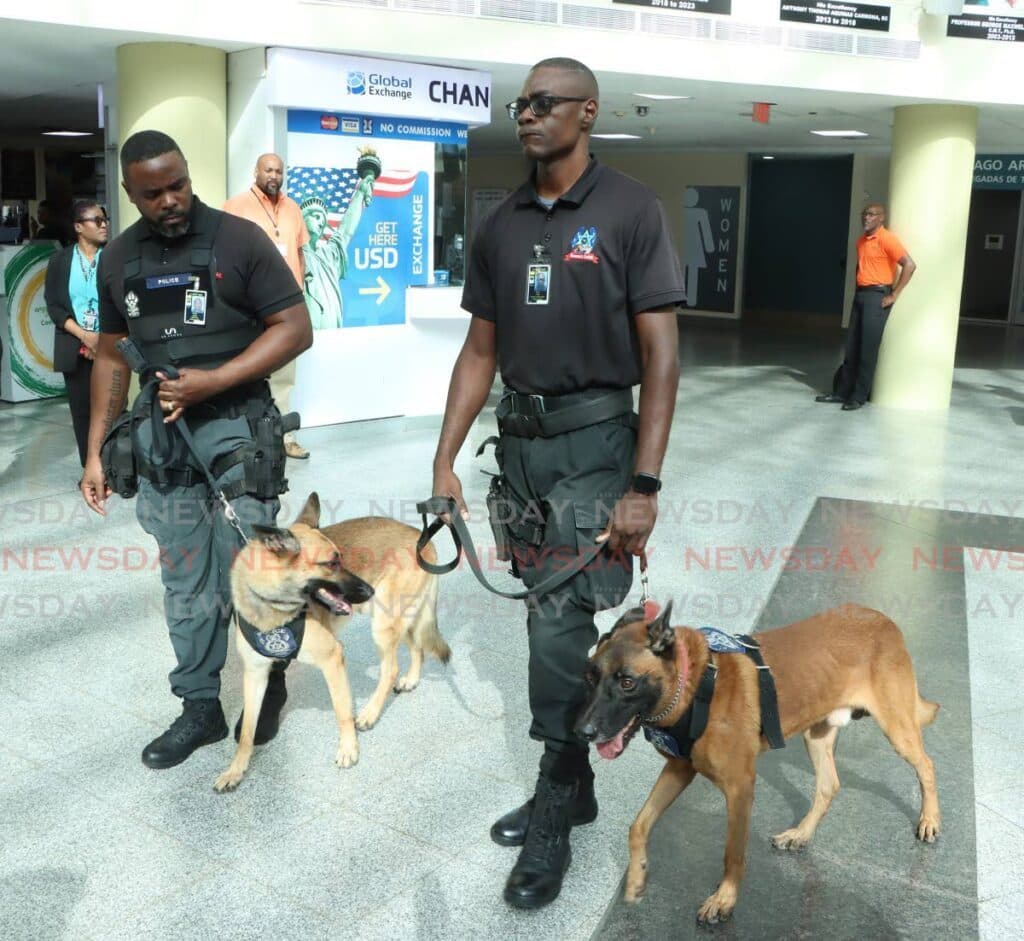 Weeks after murder, robbery – Tactical police, canine units for Piarco Airport
