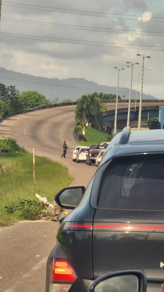Motorists caught unawares as major roads blocked off