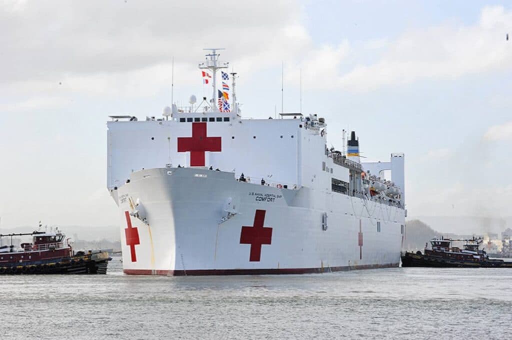 US Comfort to provide free medical care from Aug 7-9