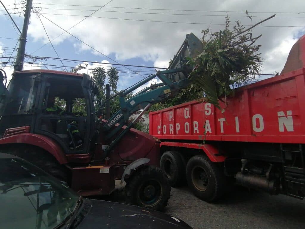 Alfred Richard Street cleaned after protest