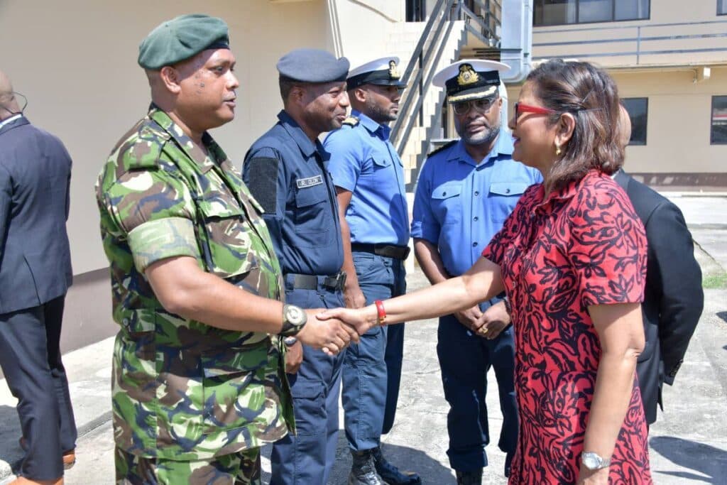 President visits Defence Force