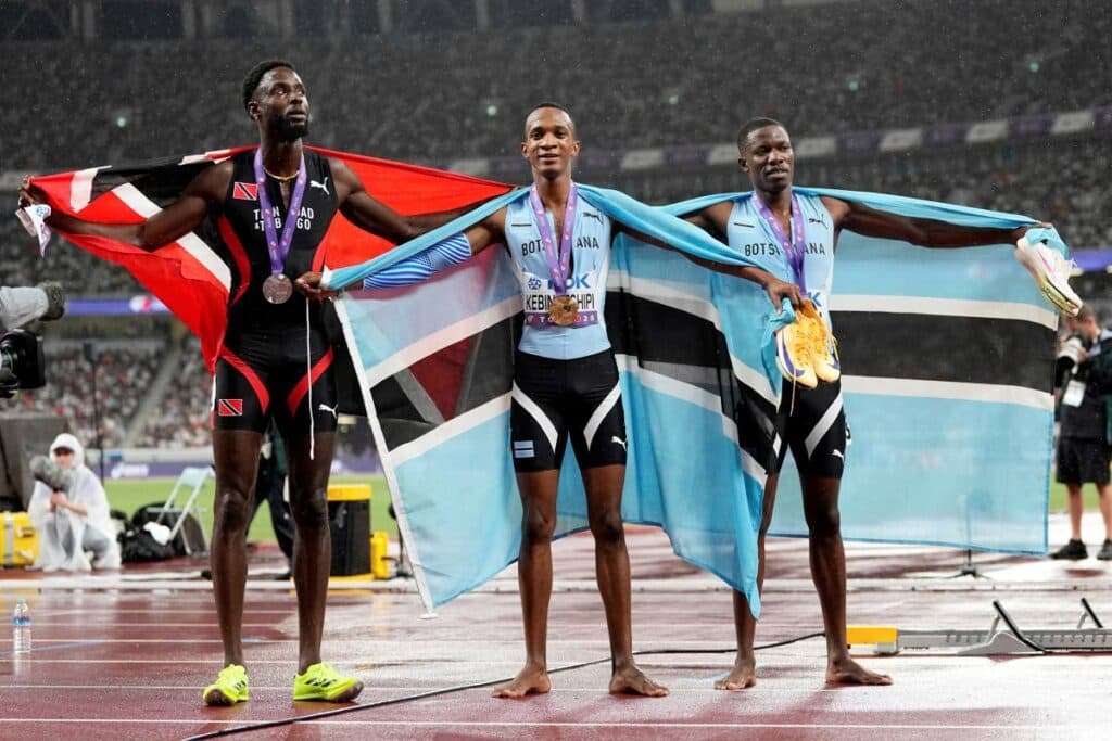 Jereem shatters national record again, claims 400m silver at World Champs