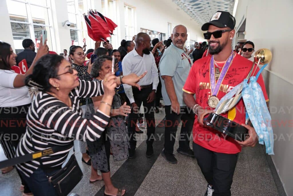 Triumphant TKR return home