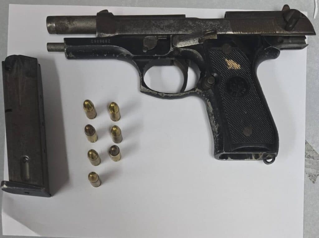Pistol, ammo seized during raids