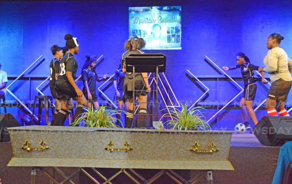 Tearful farewell for Mariah Seenath